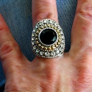 Sterling Silver/Black Onyx Ring